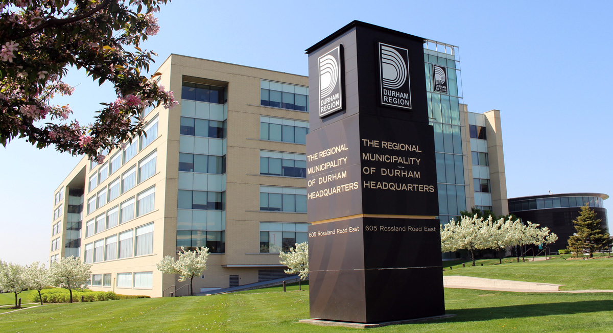 Photo: Exterior of Durham Regional Headquarters